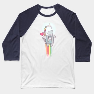 Space Unicorn! Baseball T-Shirt